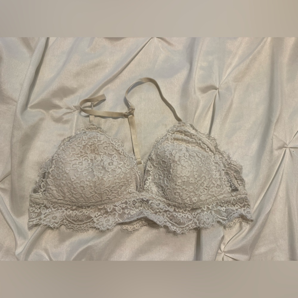 Aerie Lace Bralette in Cream